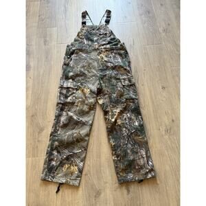 Realtree Men’s Camo Bib Overalls. Size L (36-38) Hunting Outdoors Farming